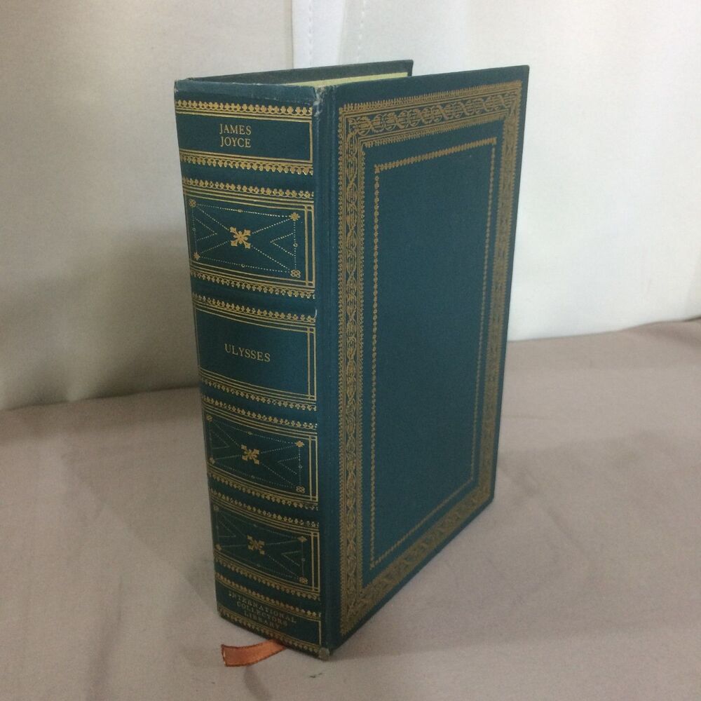 James Joyce Ulysses HC International Collectors Library Green Gold Classic